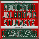 Custom Stitched Green Red-White 3D Pattern Design Abstract Splatter Grunge Art Sports Pullover Sweatshirt Hoodie