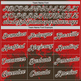 Custom Stitched Brown Red-White 3D Pattern Design Abstract Splatter Grunge Art Sports Pullover Sweatshirt Hoodie