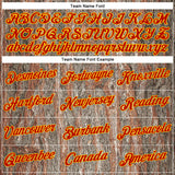 Custom Stitched Old Gold Red-Yellow 3D Pattern Design Tree Camo Hunting Sports Pullover Sweatshirt Hoodie