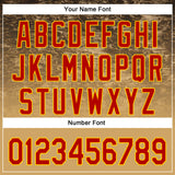 Custom Stitched Old Gold Red-Yellow 3D Pattern Design Tree Camo Gradient Hunting Sports Pullover Sweatshirt Hoodie