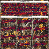 Custom Stitched Olive Navy-Fire Red 3D Pattern Design Tree Camo Hunting Sports Pullover Sweatshirt Salute To Service Hoodie