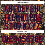 Custom Stitched Olive Navy-Fire Red 3D Pattern Design Tree Camo Hunting Sports Pullover Sweatshirt Salute To Service Hoodie