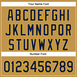 Custom Stitched Old Gold Navy-Yellow 3D Pattern Design Tree Camo Hunting Sports Pullover Sweatshirt Hoodie