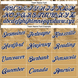 Custom Stitched Old Gold Navy-White 3D Pattern Design Tree Camo Hunting Sports Pullover Sweatshirt Hoodie