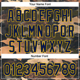 Custom Stitched Olive Navy-Yellow 3D Pattern Design Tree Camo Hunting Sports Pullover Sweatshirt Salute To Service Hoodie