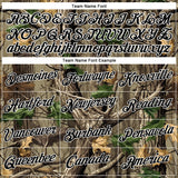 Custom Stitched Old Gold Black-White 3D Pattern Design Tree Camo Hunting Sports Pullover Sweatshirt Hoodie