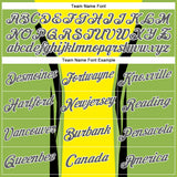 Custom Stitched Light Yellow Steel Gray Black Green-White 3D Pattern Design Sportswear Pullover Sweatshirt Hoodie