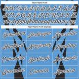 Custom Stitched Powder Blue Steel Gray Black-White 3D Pattern Design Sportswear Pullover Sweatshirt Hoodie