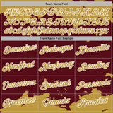 Custom Stitched Burgundy Old Gold-White 3D Pattern Design Fragment Sports Pullover Sweatshirt Hoodie