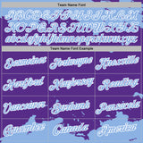 Custom Stitched Purple Light Blue-White 3D Pattern Design Fragment Sports Pullover Sweatshirt Hoodie