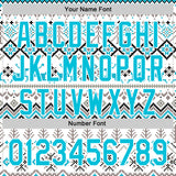 Custom Stitched White Lakes Blue-White 3D Christmas Ugly Sweater Sports Pullover Sweatshirt Hoodie