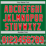 Custom Stitched Green Red-White 3D Christmas Sports Pullover Sweatshirt Hoodie