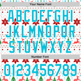 Custom Stitched White Lakes Blue-White 3D Christmas Ugly Sweater Sports Pullover Sweatshirt Hoodie