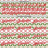 Custom Stitched White Red-White 3D Christmas Ugly Sweater Sports Pullover Sweatshirt Hoodie