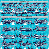 Custom Lakes Blue Navy-White 3D Christmas Hockey Lace Neck Jersey