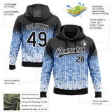 Custom Stitched Light Blue Black-White 3D Pattern Design Geometrico Graph Sports Pullover Sweatshirt Hoodie