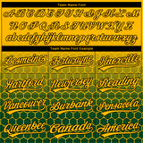 Custom Stitched Green Gold-Black 3D Pattern Design Geometrico Graph Sports Pullover Sweatshirt Hoodie