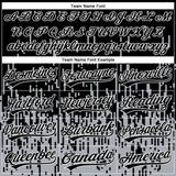 Custom Stitched Gray Black-White 3D Pattern Design Abstract Shape Sports Pullover Sweatshirt Hoodie