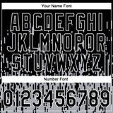 Custom Stitched Gray Black-White 3D Pattern Design Abstract Shape Sports Pullover Sweatshirt Hoodie