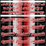 Custom Stitched Black Red-White 3D Pattern Design Geometrico Graph Sports Pullover Sweatshirt Hoodie