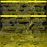 Custom Stitched Black Black-Light Yellow 3D Pattern Design Leopardo Sports Pullover Sweatshirt Hoodie