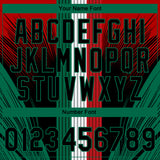 Custom Stitched Red Black-Kelly Green 3D Pattern Design Wolf Sports Pullover Sweatshirt Hoodie