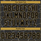 Custom Stitched Gray Black-Old Gold 3D Pattern Design Wolf Sports Pullover Sweatshirt Hoodie