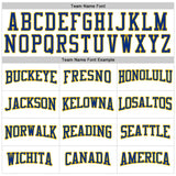 Custom White Royal-Yellow 3D Pattern Design Game Day Buffalo Inspired Sports Pullover Sweatshirt Hoodie