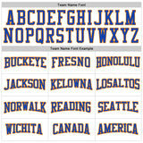 Custom White Thunder Blue-Bay Orange 3D Pattern Design Game Day New York Inspired Sports Pullover Sweatshirt Hoodie