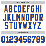 Custom White Thunder Blue-Bay Orange 3D Pattern Design Game Day New York Inspired Sports Pullover Sweatshirt Hoodie