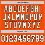 Custom Orange White-Black 3D Pattern Design Game Day Anaheim Inspired Sports Pullover Sweatshirt Hoodie