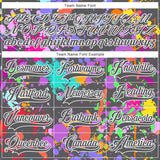 Custom Graffiti Pattern Steel Gray Black-White 3D Pattern Splash Art Hockey Lace Neck Jersey