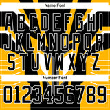 Custom Black Gold Brown-White 3D Pattern Cyber Mecha E-sport Hockey Jersey