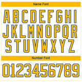 Custom White Gold-Royal 3D Splash Art Hockey Lace Neck Jersey