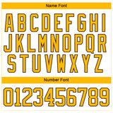 Custom White Gold-Brown 3D Splash Art Hockey Lace Neck Jersey