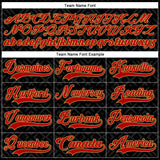 Custom Black Red-Old Gold 3D Pattern Native Americans Tribal Indigenous People Hockey Lace Neck Jersey