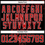 Custom Black Red-White 3D Pattern Native Americans Tribal Indigenous People Hockey Lace Neck Jersey