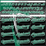 Custom Stitched Kelly Green Black-White 3D Pattern Design E-sports Pullover Sweatshirt Hoodie