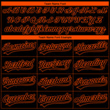 Custom Stitched Black Orange-White 3D Skull Pattern Pullover Sweatshirt Hoodie