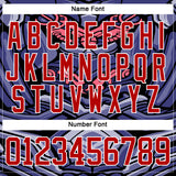 Custom Royal Red Pink Black-White 3D Pattern Cyber Mecha E-sport Hockey Jersey