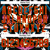 Custom Red Blue Black Purple Yellow-White 3D Pattern Cyber Mecha E-sport Hockey Jersey