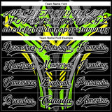 Custom Gold Black Green Gray-White 3D Pattern Cyber Mecha E-sport Hockey Jersey