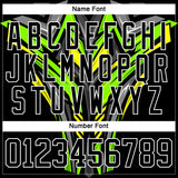 Custom Gold Black Green Gray-White 3D Pattern Cyber Mecha E-sport Hockey Jersey