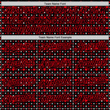 Custom Black Fire Red Valentine's Day Love Heart Authentic Baseball Jersey