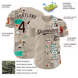 Custom Gray Brown-White Valentine's Day Love Authentic Baseball Jersey