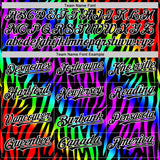 Custom Black White Valentine's Day Striped Pride Month Love Is Love Authentic Baseball Jersey