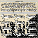 Custom City Cream White-Black 3D Pattern Abstract Splatter Paint Hockey Lace Neck Jersey