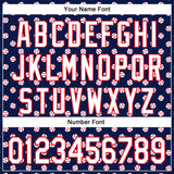 Custom Stitched Navy White-Fire Red 3D Pattern Design Baseball Game Day New England Inspired Sports Pullover Sweatshirt Hoodie