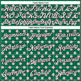 Custom Stitched Kelly Green White-Black 3D Pattern Design Baseball Game Day New York Inspired Sports Pullover Sweatshirt Hoodie