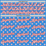 Custom Stitched Powder Blue White-Red 3D Pattern Design Baseball Game Day Tennessee Inspired Sports Pullover Sweatshirt Hoodie